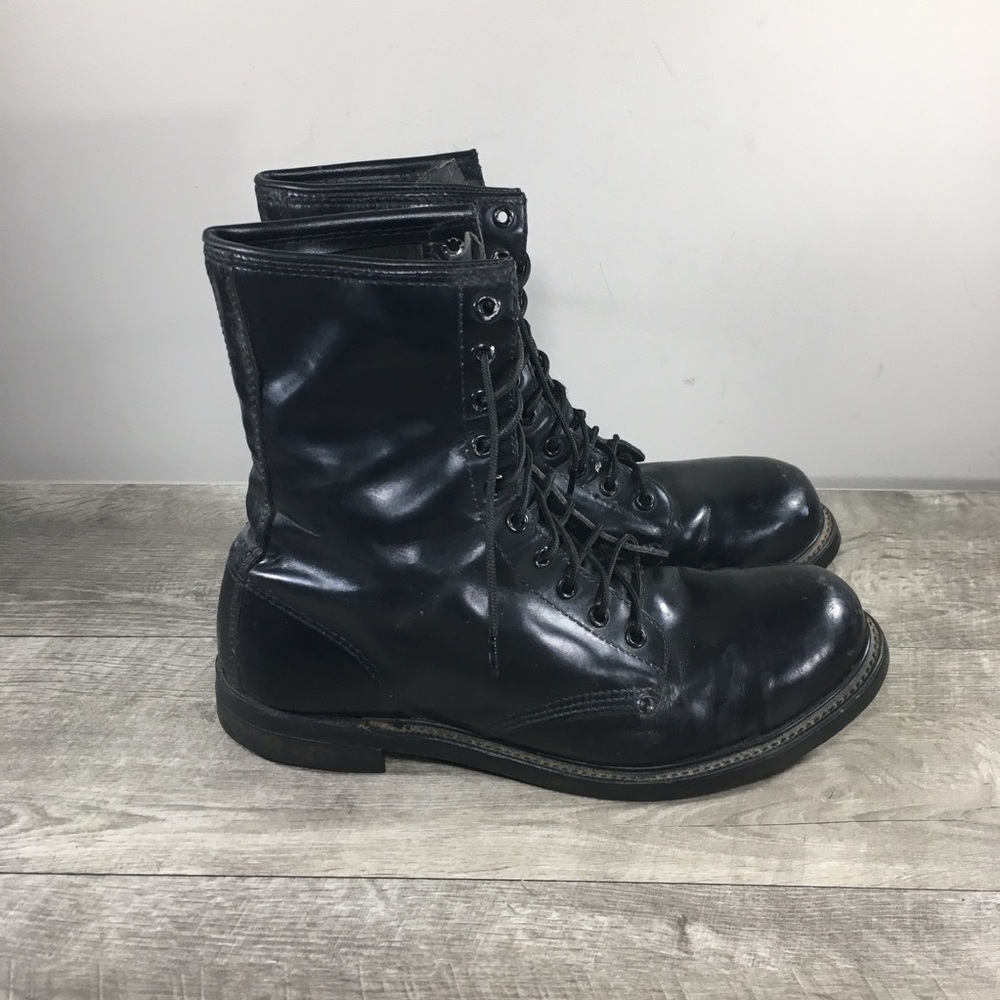 Vintage Made in USA Punk Grunge Steel Toe Men’s Riding Biker Boots Size 9.5